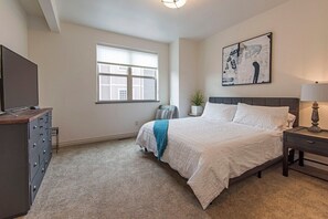 Master Suite, on your own level of the townhouse.  Includes walk-in closet, luxury master bathroom and a attached office/baby/or work out room see pictures.