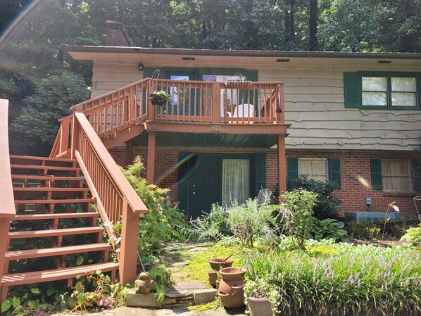 front view of the house