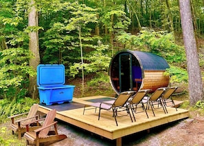 Brand new! Sauna and Cold Plunge experience, guided by Tom, a certified Thermalist Instructor.