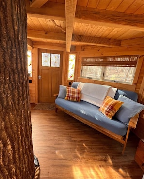 Living room with futon