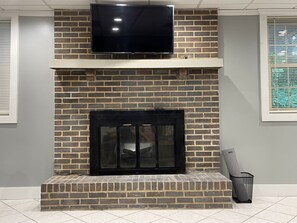 Fireplace with Apple TV