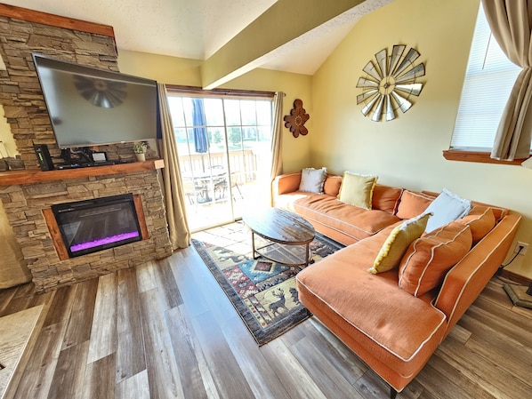 Welcome to your fully remodeled, cabin-themed,  Deer Mountain suite in Branson!