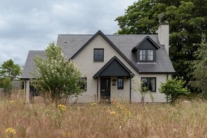 The cottage is in a quiet spot in the village of Nethy Bridge