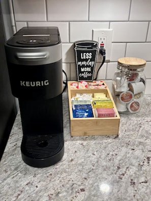 Coffee and tea station
