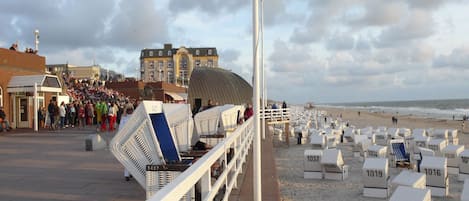 Uitzicht op strand/zee