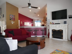 Open floor concept