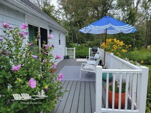 Eat, drink, and BBQ on the deck!