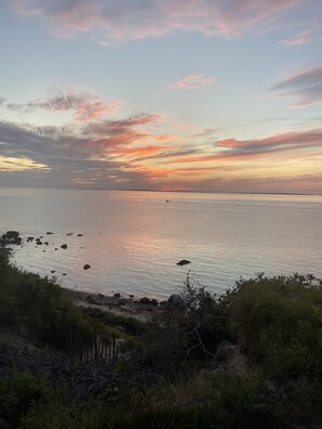 View from the bluff towards Elizabeth Islands and Cutty Hunk.