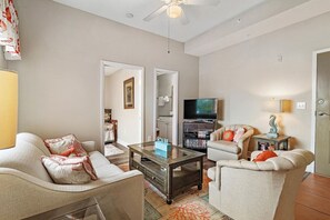 Living Area and TV