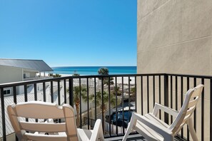 Soak up the sun on the balcony