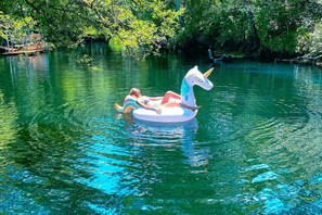 Sit on the dock during the sunset or sunrise and enjoy the mystical waters
