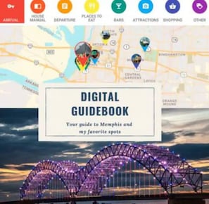 We will be sending you a digital guidebook with all my favorite recommendations around your apartment and some important information for your stay.