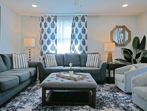 Entrance into condo - living room