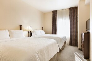 Drift to sleep in a comfortable bed after a wonderful day outside.