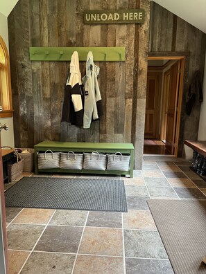 Mudroom with lots of storage