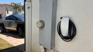 EV-Friendly! An electric vehicle charger is available on the property (Tesla)