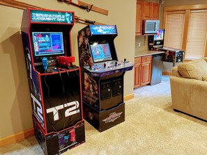 Arcade Games in family room