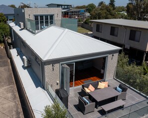 Aerial view of house