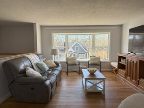 Living room with natural light
