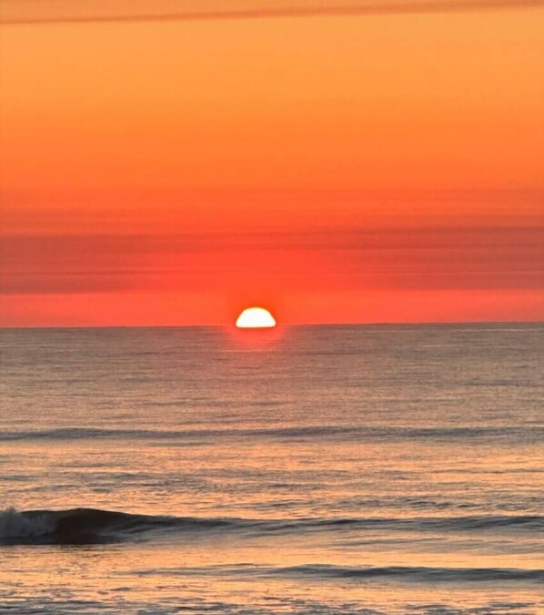 Sunset from beach 