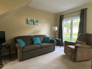 Living Room Couch pulls out to a Double Bed (52x72)