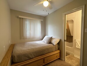 Down stairs Bedroom with Bathroom attached Twin(46x74)