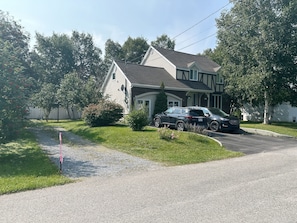  Apartment is the lower left section of the house, gravel driveway for parking!