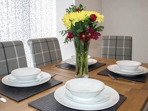 Dining Area | The Byre - Boghead Holiday Cottages, Huntly