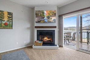 Enjoy lake views from nearly every room in this unit, plus updated furnishings, flooring and paint, making it the perfect amount of cozy for both winter and warm months!