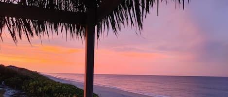 Beach Deck at Sunset