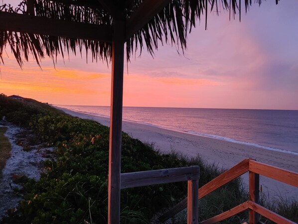 Beach Deck at Sunset