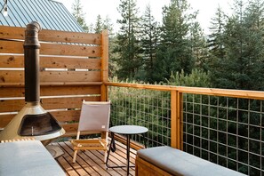 Deck with Chimnea