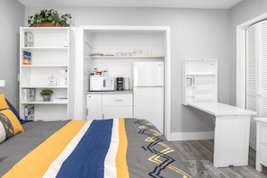 Cozy room with folding Desk Area