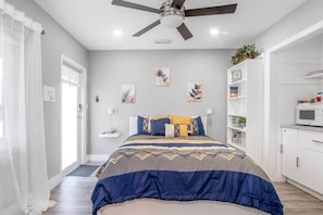 Modern Looking Room with all the essentials