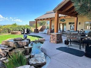 Back Porch & BBQ Area