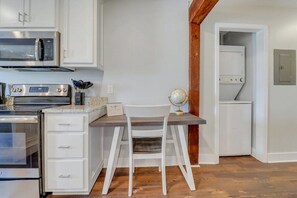 A view of a little desk area!