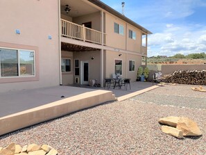 Patio entrance to guest suite