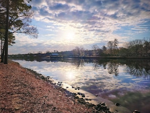 View on waterway path