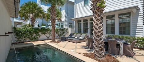 Private pool wonderful outdoor living space