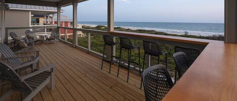 Gulf view from 3rd floor deck.
