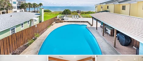 5/5 Direct Oceanfront Pool Home