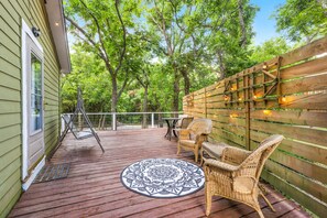 Relax on the lit up deck:)