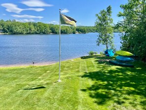 Large backyard for games