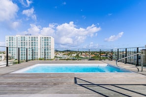 Refreshing roof top pool with incredible view