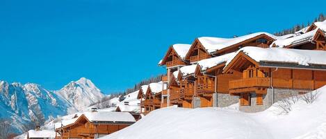 Le chalet à l'extreme droite de l'image