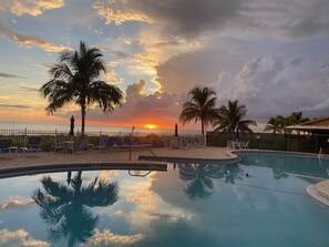 Beautiful evening sunsets.  