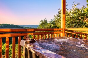 Mountain view from the Hot Tub on Main Deck