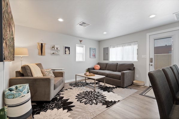 Bright and comfortable living room