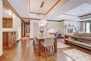 Separate living and dining areas.