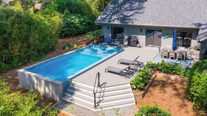 Aerial View of Pool Deck
